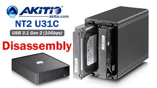 Akitio NT2 U31C Disassembly [upl. by Elcin]