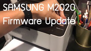 How to update Samsung Printer M2020 firmware [upl. by Nisa]