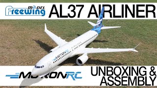 Freewing AL37 Airliner  Unboxing and Assembly  Motion RC [upl. by Nacnud]