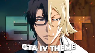 Aizen x Urahara  GTA IV Theme Edit [upl. by Artenek]