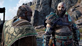 God of War 5 Ragnarok  Kratos Warns ODIN Of The Kratos From Greece 4K 60FPS PS5 [upl. by Ynoffit]