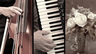 KLEZMER MUSIC  Yiddisch Mazurka  The Brides Waltz  violone accordion music Akkordeonmusik [upl. by Ahsikyw]