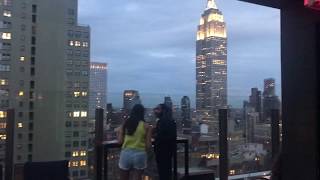 The Skylark rooftop bar in NYC [upl. by Swithbert]