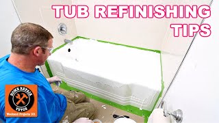 Tub Refinishing Tips for Beginners [upl. by Sixela23]