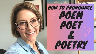 Learn to Pronounce POEM POET POETRY  American English Pronunciation Lesson learnenglish [upl. by Noxas]