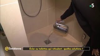 Evier ou toilettes qui refoulent  quelles solutions [upl. by Oiramat957]