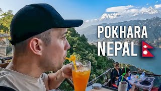 EXPLORING POKHARA NEPAL｜World Peace Pagoda 🇳🇵 [upl. by Bilac381]