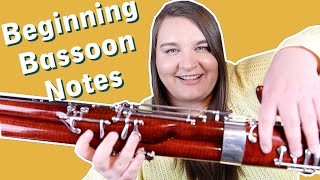 How to Play Beginning Bassoon Notes amp Fingerings Great for Band Class [upl. by Nedmac]