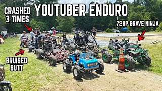 2021 BACKYARD 500 10Way YouTuber Enduro Race [upl. by Anibor762]