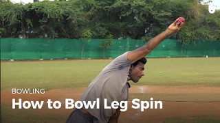 How to Bowl a Leg Spin  Cricket [upl. by Nodlehs]