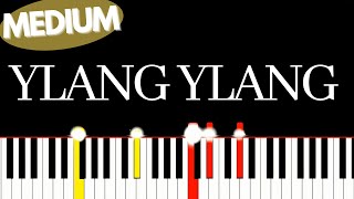 Fkj  Ylang Ylang Medium piano tutorial [upl. by Pallaton]