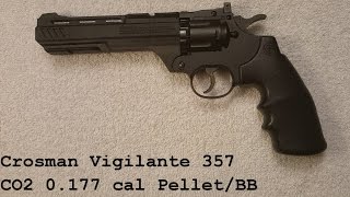 Crosman Vigilante CO2 Pellet Gun Review [upl. by Oiralednac885]