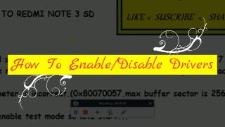 EnableDisable test mode in Windows 788110 [upl. by Idalla943]