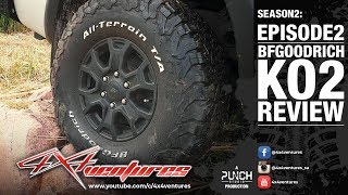 4x4ventures S2Ep2 BFGoodrich AT KO2 Tire Review [upl. by Nivrac768]