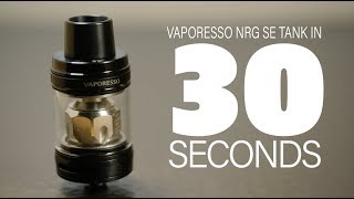 Vaporesso NRG SE SubOhm Tank Review  in 30 Seconds [upl. by Stephanus2]