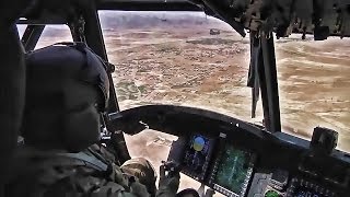 Chinook Flight Over Afghanistan [upl. by Olfe]