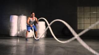 How to perform BATTLE ROPES  HOIST Fitness MotionCage Exercise [upl. by Cirda]