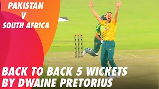 Back To Back 5 Wickets By Dwaine Pretorius  Pakistan vs South Africa  2nd T20I 2021  ME2T [upl. by Pasco]